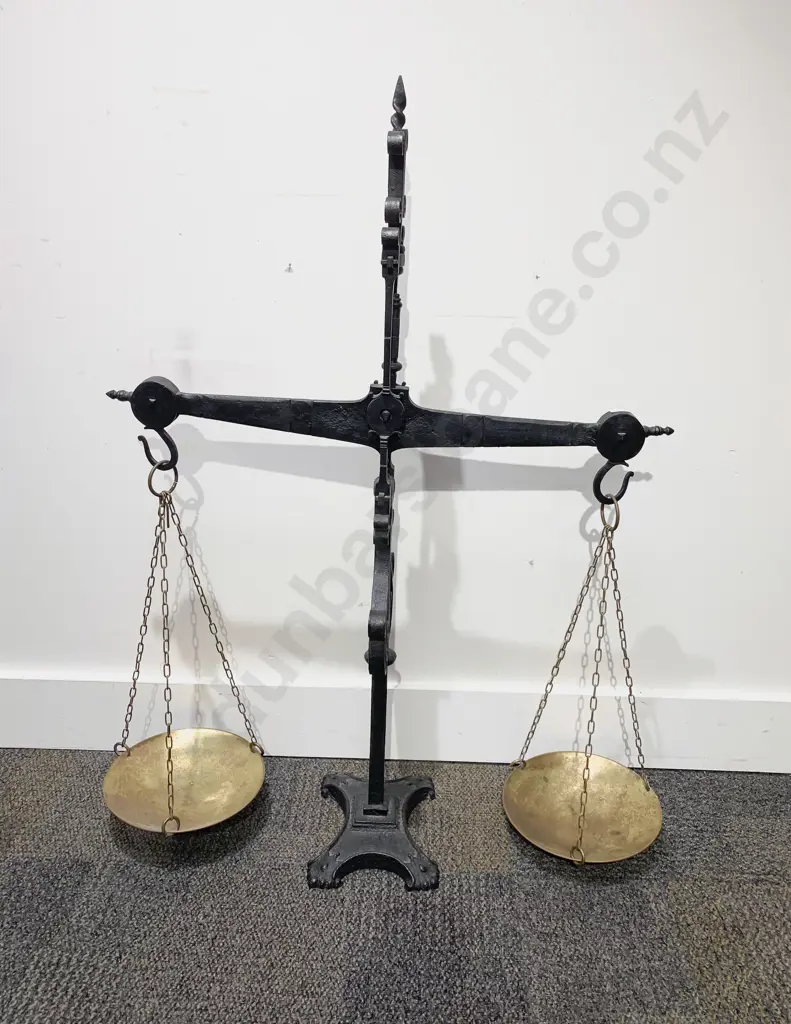 Large Wrought Metal Balance Scales Image 1++