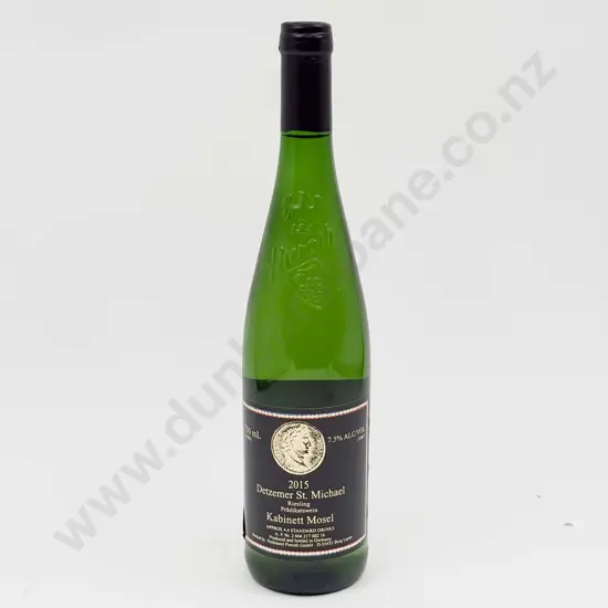 6 Bottles German 2015 Detzemer St Michael Riesling
