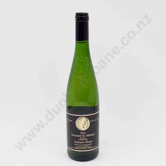 6 Bottles German 2016 Detzemer St Michael Riesling