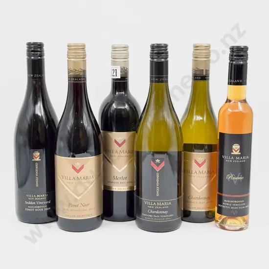 6 Bottles Assorted Villa Maria Estate