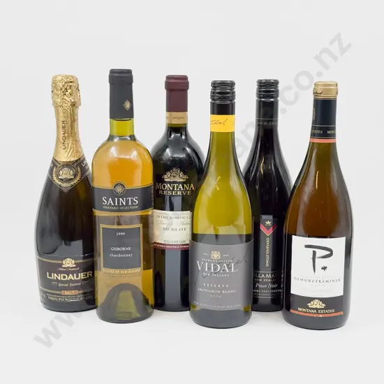 6 Bottles Assorted New Zealand Wine