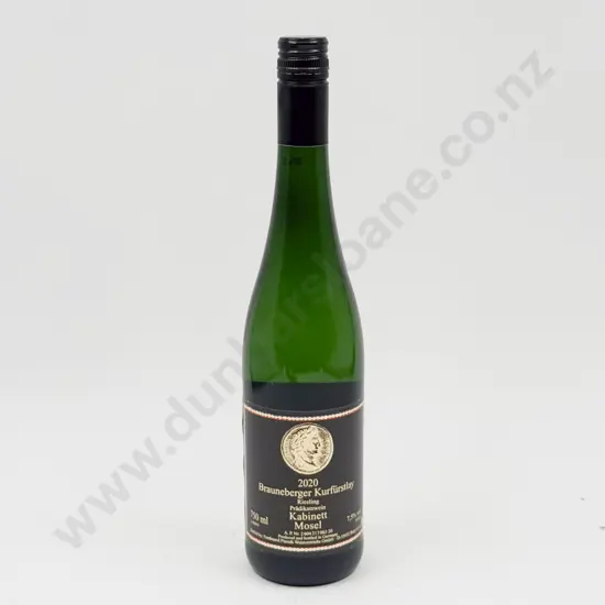 6 Bottles German 2020 Brauneberger Kurfürstlay Riesling Kabinett
