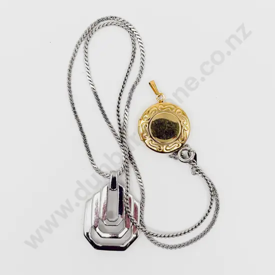 BARCS Australia Pendant Necklace and Gold Plated Locket