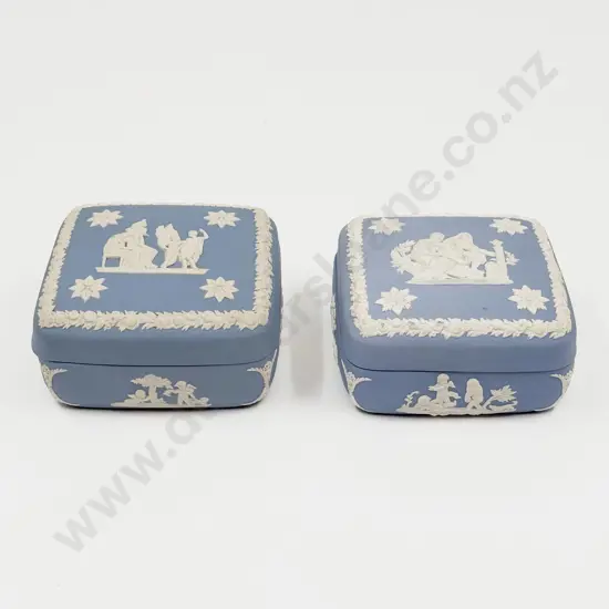 Two Wedgwood Trinket Boxes