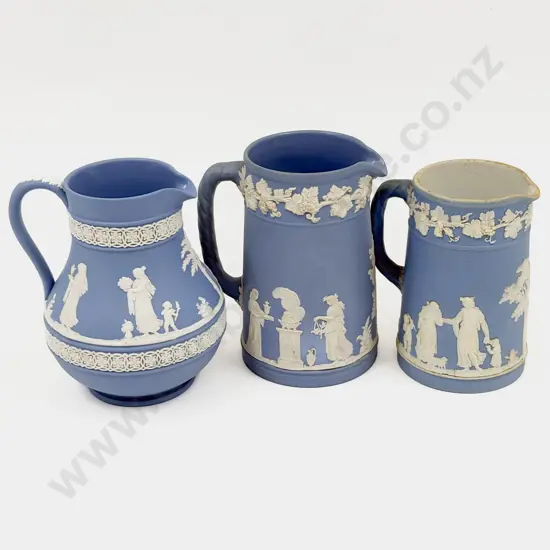 Three Assorted Wedgwood Jugs