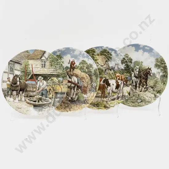 Four Assorted Boxed Wedgwood Plates