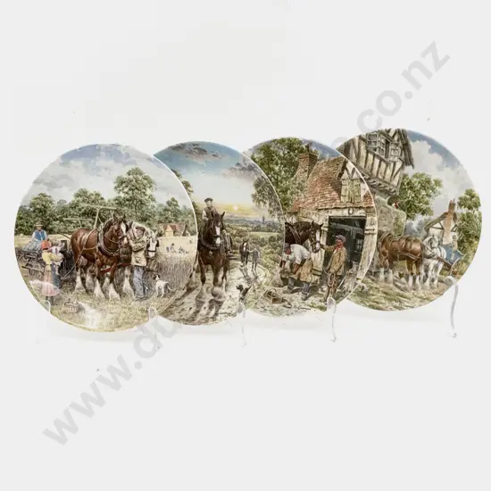 Four Assorted Boxed Wedgwood Plates