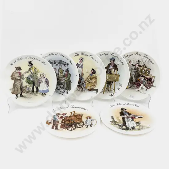 Seven Wedgwood Comm. Plates