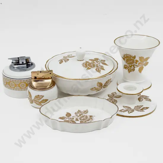 Small Quantity of Wedgwood "Gold Tonquin" Pattern China & Other
