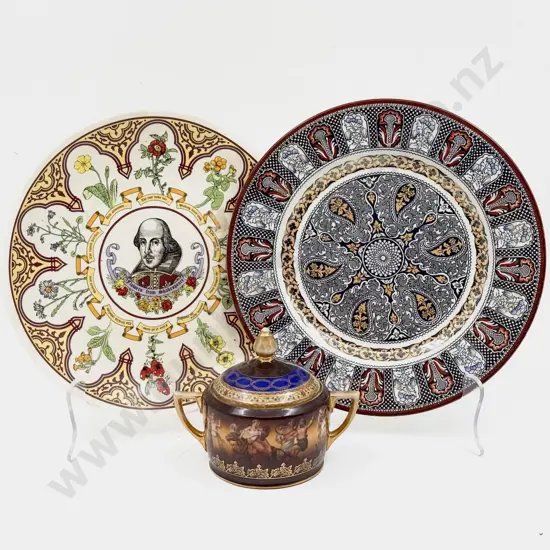 Wedgwood Cabinet Plate and Two Others