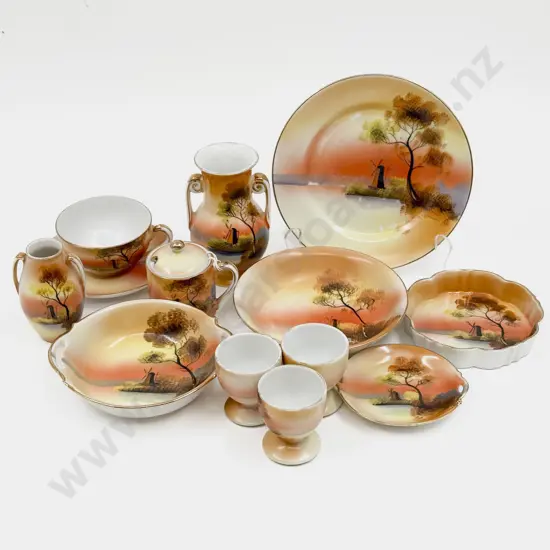 Small Quantity of Sunset Pattern China