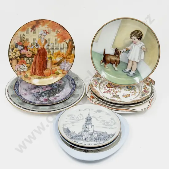 Quantity of Fancy China & Comm. Plates incl. B & G