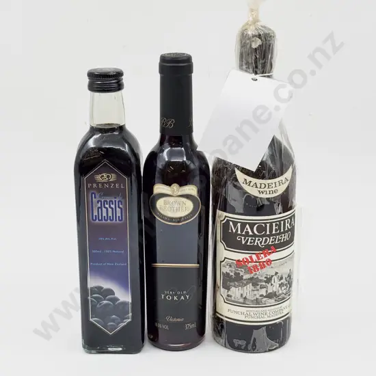 Three Bottles of Assorted Alcohol