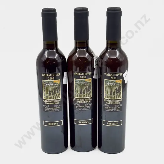 Three Wairau River Botrytrsed Reisling