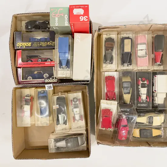 Three Boxes of Assorted Model Cars etc