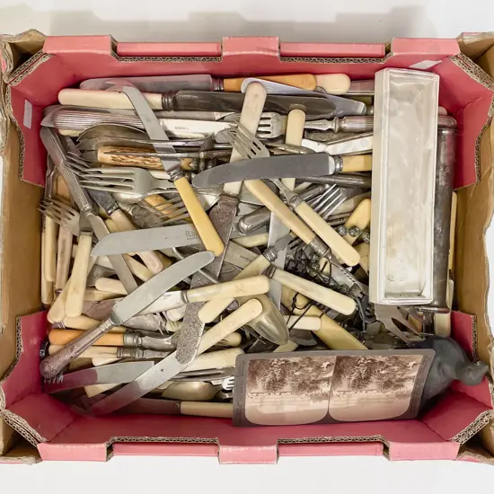 Box of Assorted Cutlery