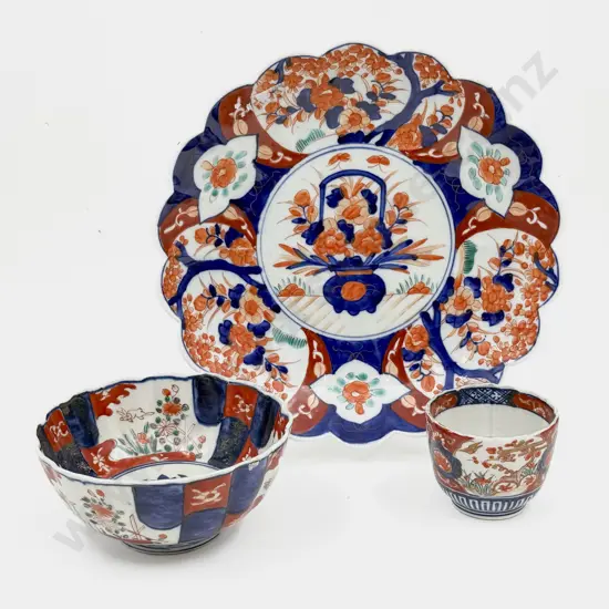 Imari Charger Bowl & Tea Bowl