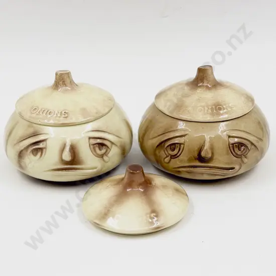 Sylvac Onion Jar with Falconware Example