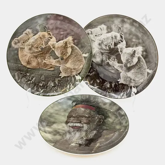 Three RD Australian Themed Plates