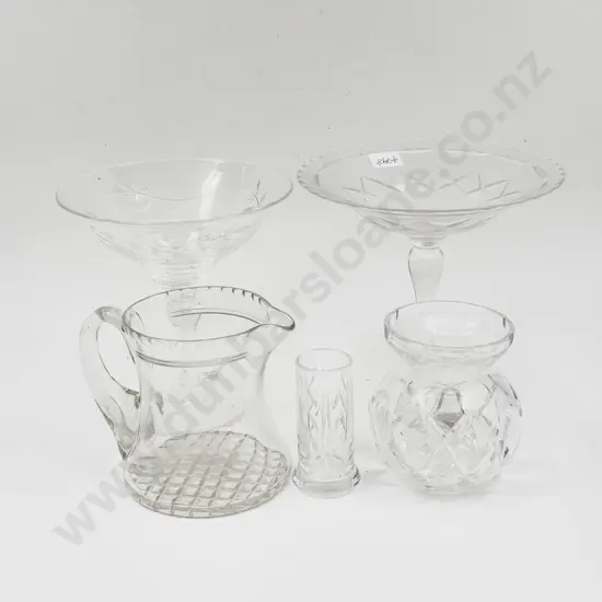 Small Quantity of Assorted Crystal & Glass Ware
