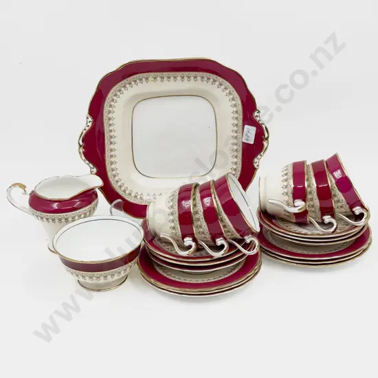 Aynsley Fancy China Part Teaset