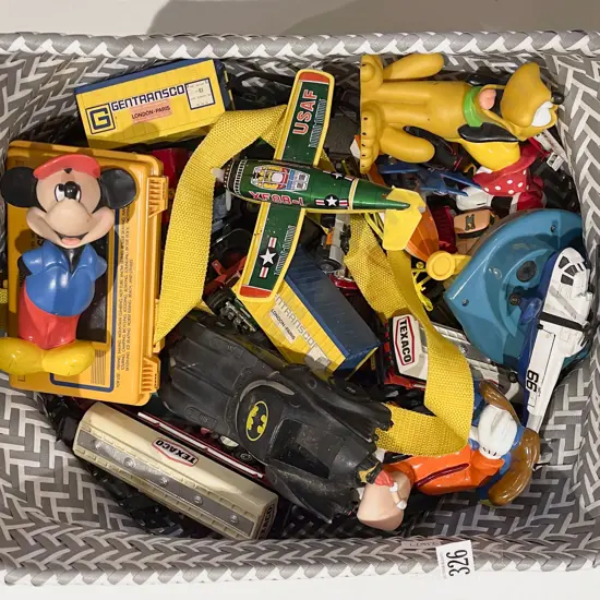 Basket of Assorted Toys