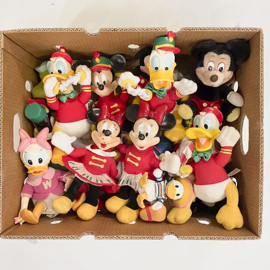 Box of Assorted Disney Toys