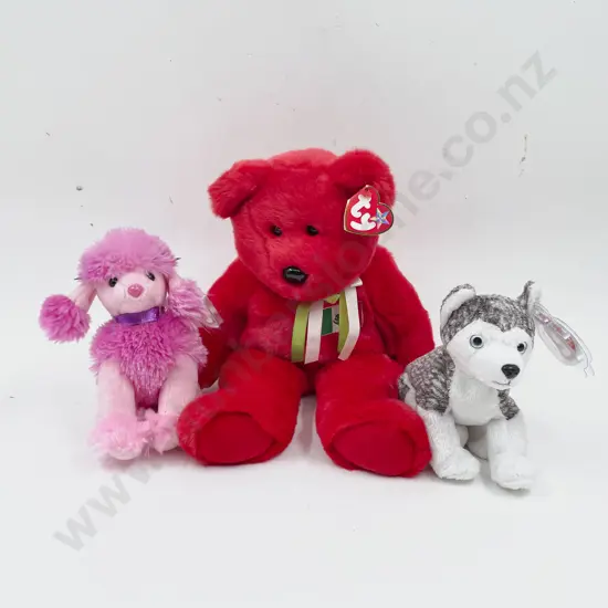 Approximately Twenty Ty Beanie Babies