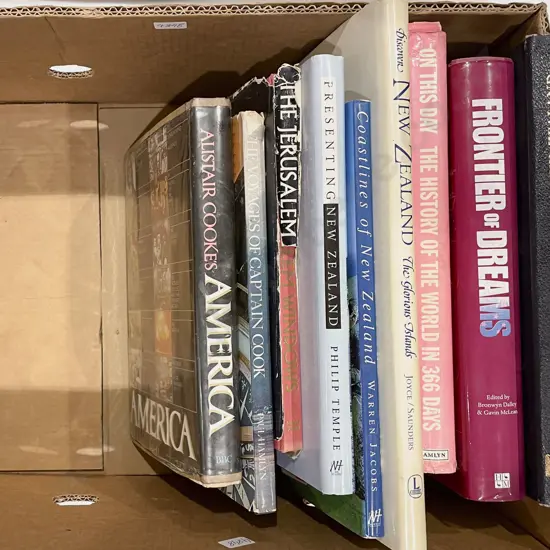 Box of Assorted Mostly NZ Reference Books