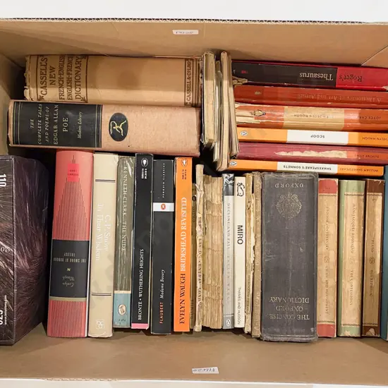 Box Quantity of Assorted Books