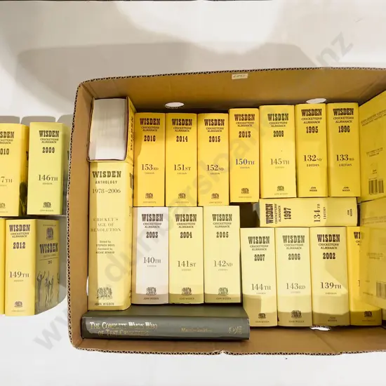 Large Collection of Assorted Wisden Cricketer's Almanac Volumes