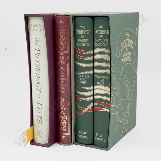 The Decameron of Giovanni Boccaccio Volumes 1 & 2 (Box Set) and Two Other Folio Society Books