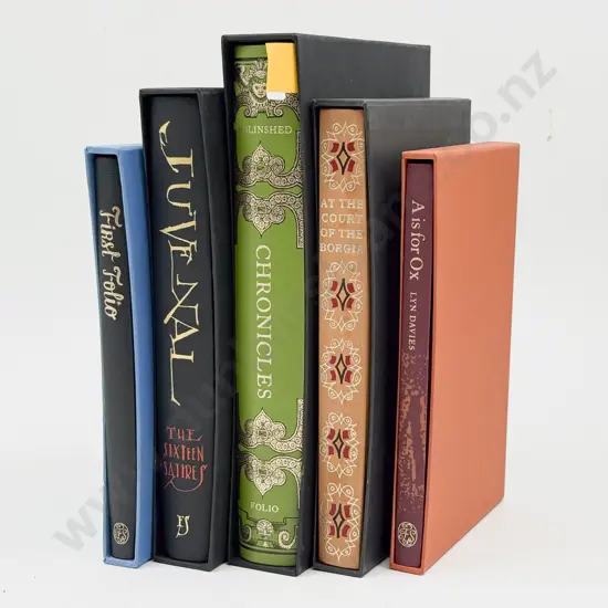Five Assorted Folio Society Books