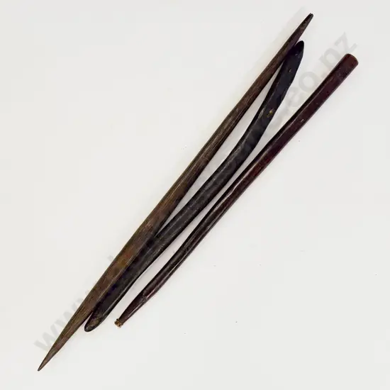 Three Throwing Sticks and/or Talking Sticks