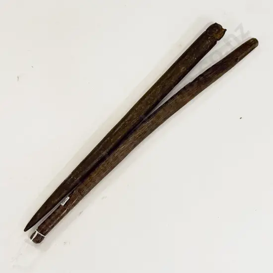 Two Throwing Sticks and/or Talking Sticks