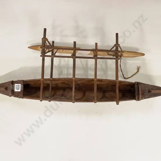 Model of an Outrigger Canoe