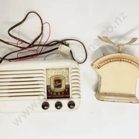 Bakelite Radio & Vintage Scales