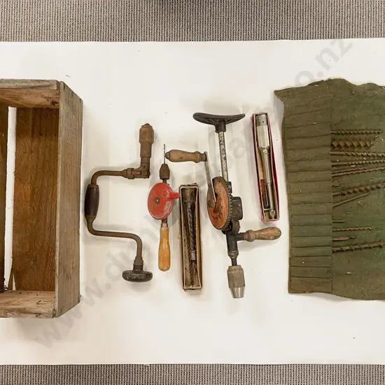 Crate of Assorted Vintage Tools