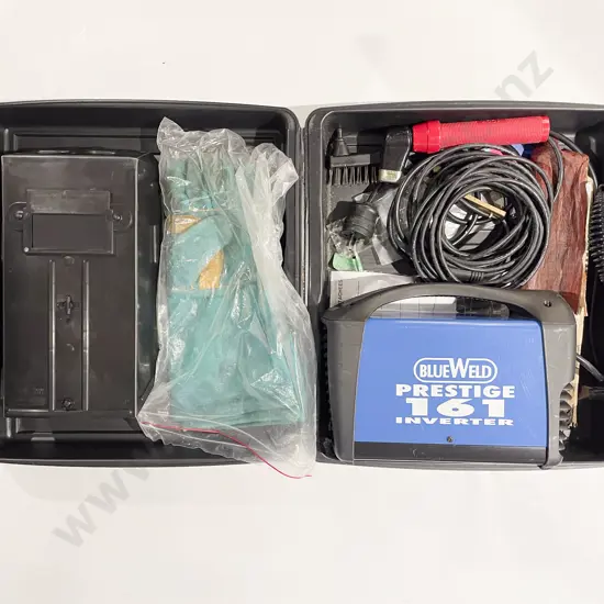 Cased Blue Weld Prestige Welder with Assorted Accessories