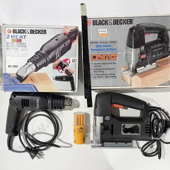Two Boxed Black & Decker Power Tools