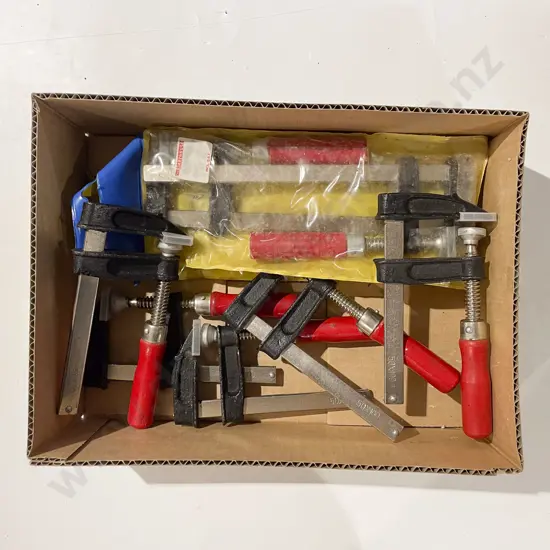Small Box of Assorted Clamps