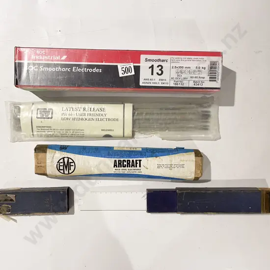 Quantity of Assorted Steel Electrodes