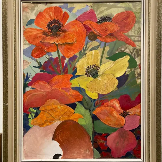 Peter Findlay - Floral Still Life - Oil on Board