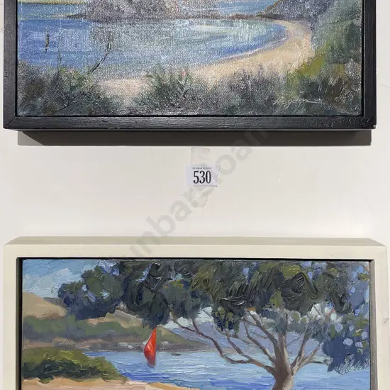 Two Oil Works by Kari Hogden