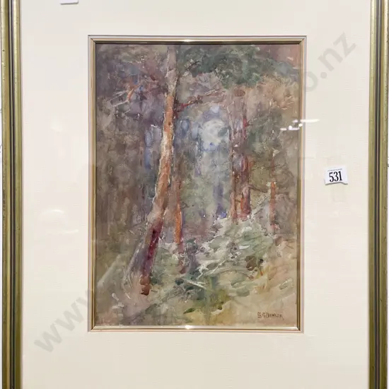 Esther Barker - "Forest Walk" - Watercolour