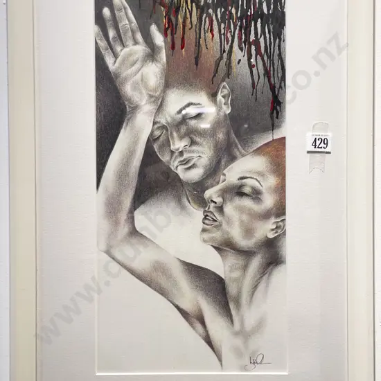 Unknown Artist - Figural Study - Mixed Media