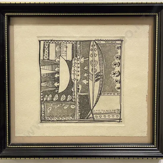 Signed Luke - "For Jacinda" - Etching