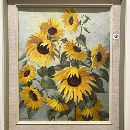 Joan Coleman - "Sun Children" - Oil on Board