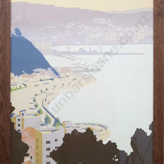 Framed Wellington Advertising Poster