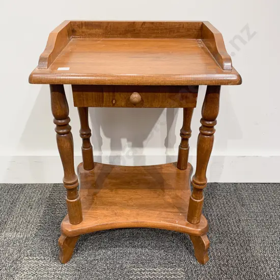 Two Tier Single Drawer Side Table